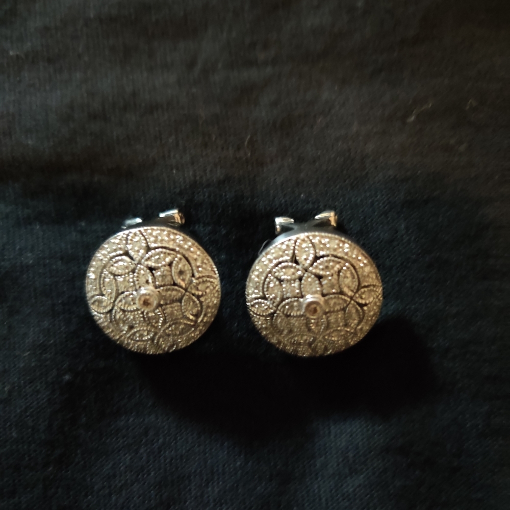 Affinity Diamond Sterling Silver Earrings